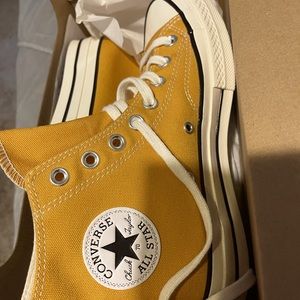Yellow Converse High-Top (New In Box)